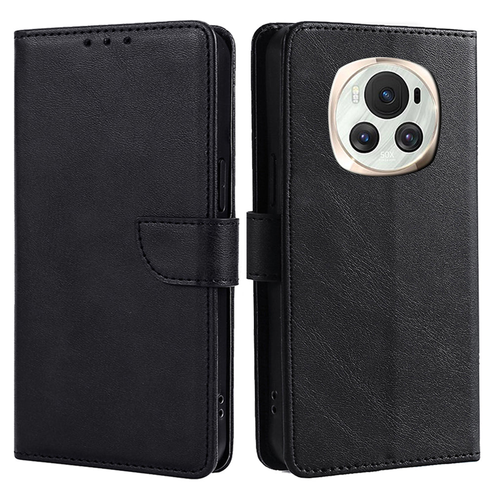 For Honor Magic6 5G Wallet Case Calf Texture PU Leather + TPU Full Protection Cover For Honor Magic6 5G Wallet Case Calf Texture PU Leather + TPU Full Protection Cover